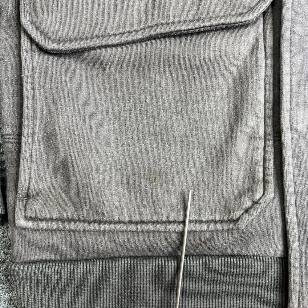 The North Face Mens Gray Black Full Zip Hooded Jacket Small Rivington